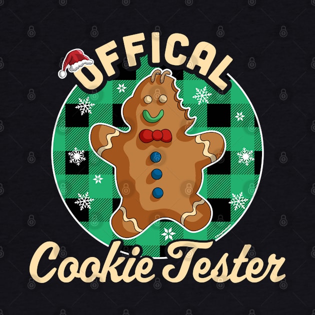 Official Cookie Tester Christmas Baking Team Gingerbread Man by OrangeMonkeyArt